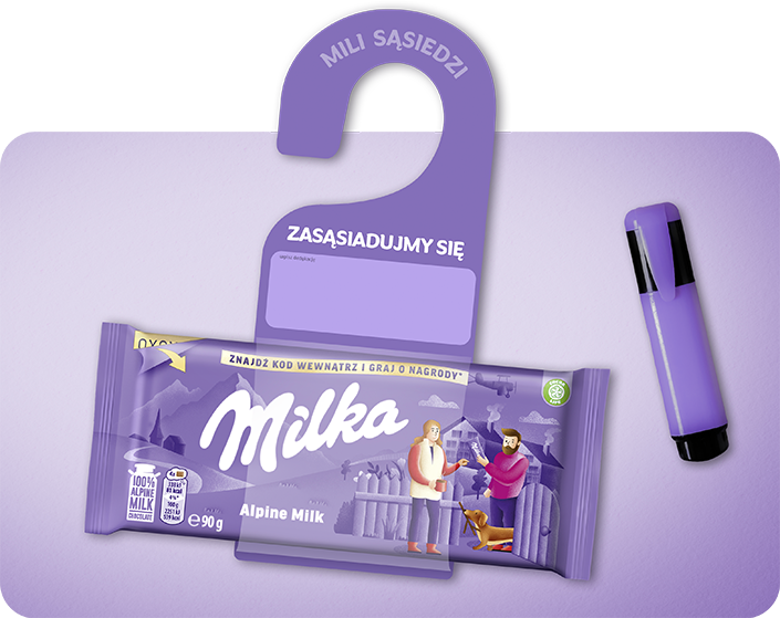 Specjalna zawieszka Milka
